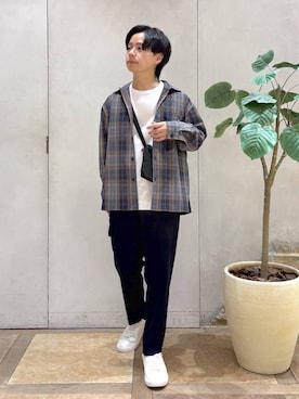 おばさん(メンズ・166cm)の秋コーディネート