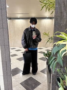 「On（オン）のアイテム」を使った、Taichiさん（メンズ・173cm）の冬コーディネート