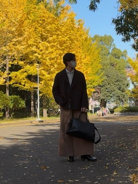 「アイテム（スウェットパンツ）」を使った、Taichiさん（メンズ・173cm・20代）の秋コーディネート