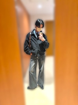 「アイテム（バッグ）」を使った、Taichiさん（メンズ・173cm）の冬コーディネート