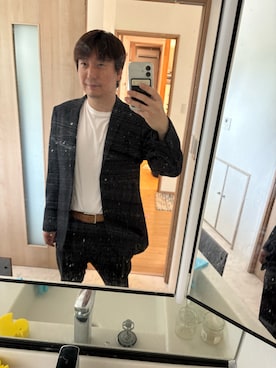 「アイテム（ジャケット/アウター）」を使った、herrock1さん（メンズ・176cm・40代）の夏コーディネート