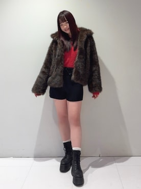 Harunaさん（レディース・162cm）の冬コーディネート