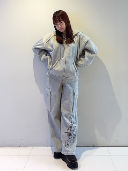 Sarah×MURUAユニセックススウェットフーディー（パーカー