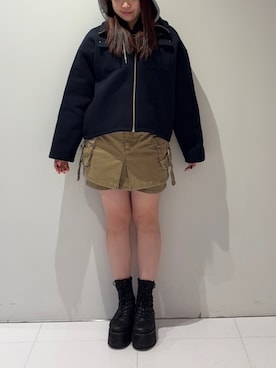 「MURUA（ムルーア）のアイテム」を使った、Harunaさん（レディース・162cm）の秋コーディネート