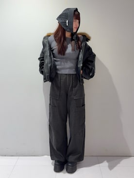 Harunaさん(レディース・162cm)の冬コーディネート