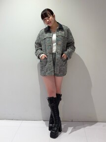 ツイードミドルジャケット｜ムルーア（MURUA）アウトレット公式通販 