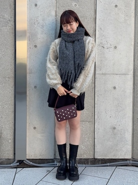 「アイテム（雑貨/ホビー）」を使った、Harunaさん（レディース・162cm）の秋コーディネート