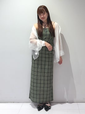 「MURUA（ムルーア）のアイテム」を使った、Harunaさん（骨格ストレート・レディース・162cm）の夏コーディネート