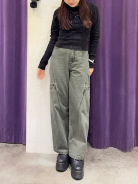 Harunaさん（レディース・162cm）の冬コーディネート