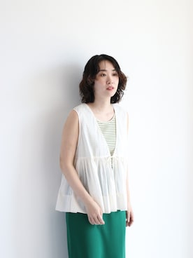 3taniさん（レディース・162cm）の夏コーディネート