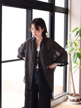 3taniさん（レディース・162cm）の夏コーディネート