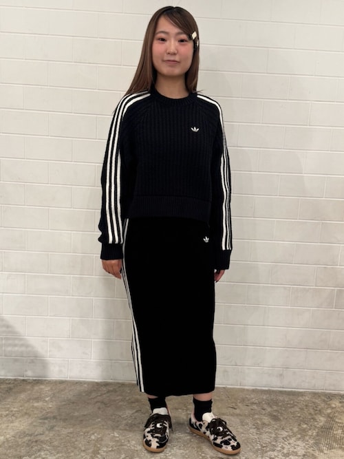 アディカラー ニット クルーネックセーター / アディダスオリジナルス