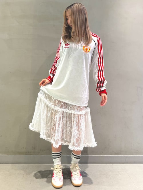 adidas originals レース プリーツスカート adidas（アディダス） スカート オリジナルス レーススカート