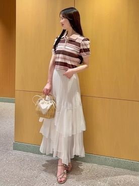 SNIDELさん(レディース・160cm)の春コーディネート
