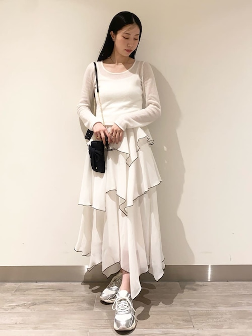 シアーイレヘムニットコンビワンピース（ワンピース）｜SNIDEL