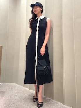 「SNIDEL（スナイデル）のアイテム（アクセサリー）」を使った、SNIDELさん（レディース・171cm）の夏コーディネート