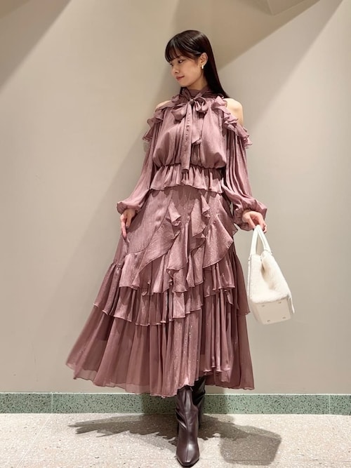 シフォンボリュームブラウス（シャツ/ブラウス）｜SNIDEL（スナイデル