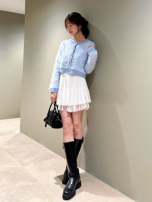 新作新品♥️定価以下✨SNIDELリップルラインミニスカショーパン セール】リップルラインミニスカショーパン（その他パンツ）｜SNIDEL