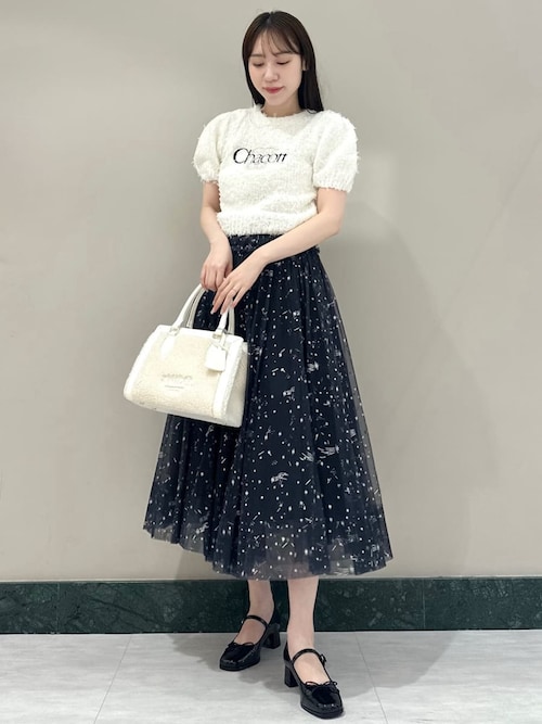 snidel×Chacott ジャガードハーフプルオーバー Chacott】ジャガードハーフプルオーバー（ニット）｜SNIDEL