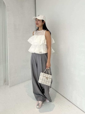 「SNIDEL（スナイデル）のアイテム」を使った、SNIDELさん（レディース・154cm）の春コーディネート