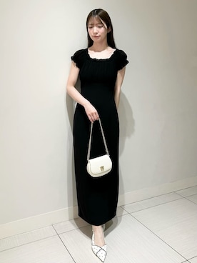 「SNIDEL（スナイデル）のアイテム（ワンピース/ドレス）」を使った、SNIDELさん（レディース・155cm）の春コーディネート