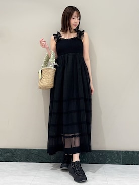 「KEEN（キーン）のアイテム」を使った、SNIDELさん（レディース・157cm）の夏コーディネート