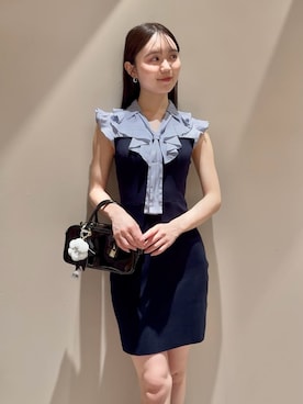 「アイテム（チャーム）」を使った、SNIDELさん（レディース・160cm）の夏コーディネート