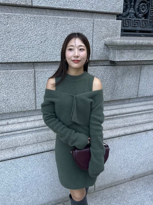 ラクーン畦ショートカーディガン（カーディガン/ボレロ）｜SNIDEL