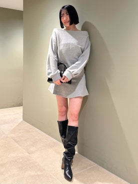 SNIDELさん（レディース・165cm）の冬コーディネート