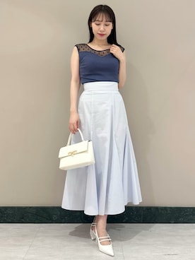 SNIDELさん（レディース・162cm）の夏コーディネート