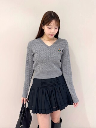 スナイデル コットンライクフリルスカショーパン モカ size2