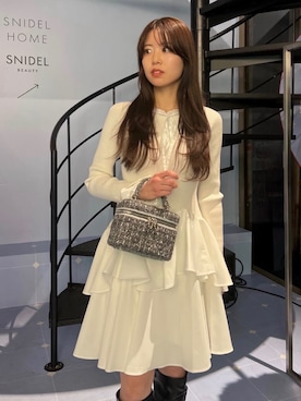 SNIDELさん（レディース・155cm）の冬コーディネート