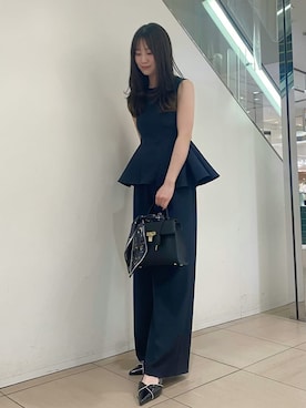 「SNIDEL（スナイデル）のアイテム（ハンドバッグ）」を使った、SNIDELさん（レディース・158cm）の春コーディネート