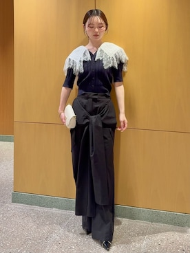 「SNIDEL（スナイデル）のアイテム（パンツ）」を使った、SNIDELさん（レディース・160cm）の春コーディネート