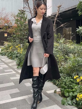 SNIDELさん(レディース・163cm)の冬コーディネート