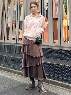 SNIDELさん（レディース・159cm）の秋コーディネート