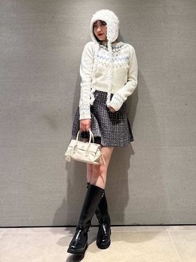 「SNIDEL（スナイデル）のアイテム（トップス）」を使った、SNIDELさん（レディース・165cm）の冬コーディネート