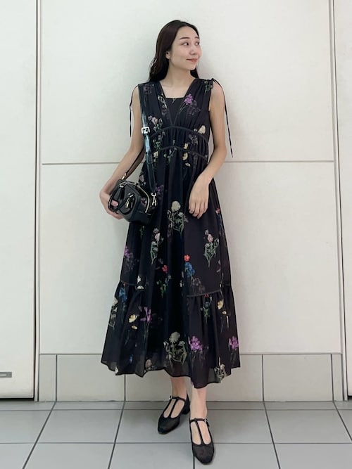 00サイズあり】フラワードロストディティールワンピース（ワンピース