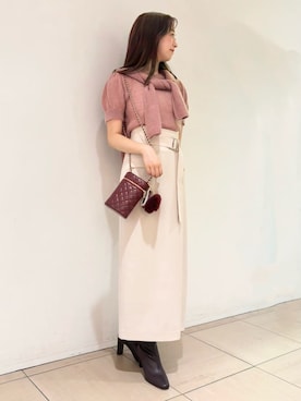 SNIDELさん（レディース・154cm）の夏コーディネート