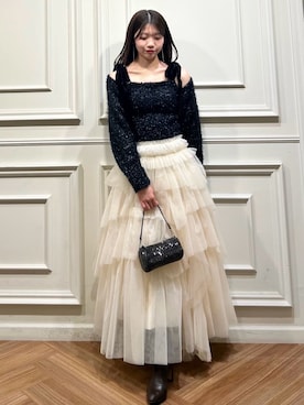 SNIDELさん（レディース・162cm）の冬コーディネート