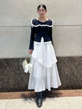 SNIDELさん（レディース・157cm）の冬コーディネート