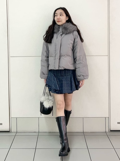 セール】【WEB限定カラーあり】西川フードファーショートダウン