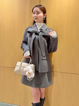 「アイテム（キーケース/キーアクセサリー）」を使った、SNIDELさん（レディース・160cm）の秋コーディネート