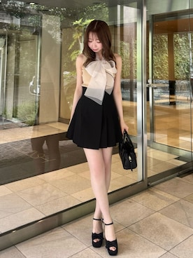 「SNIDEL（スナイデル）のアイテム（パンツ）」を使った、SNIDELさん（レディース・160cm）の春コーディネート