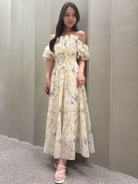 「SNIDEL（スナイデル）のアイテム（バッグ）」を使った、SNIDELさん（レディース・160cm）の夏コーディネート