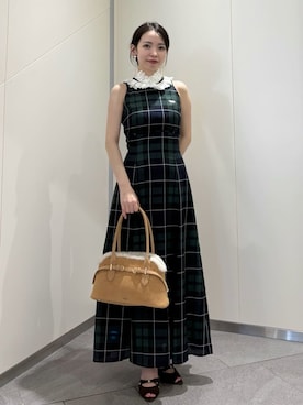 「SNIDEL（スナイデル）のアイテム（ワンピース/ドレス）」を使った、SNIDELさん（レディース・152cm）の夏コーディネート