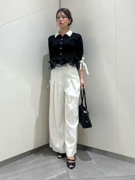 「SNIDEL（スナイデル）のアイテム（トップス）」を使った、SNIDELさん（レディース・157cm）の秋コーディネート