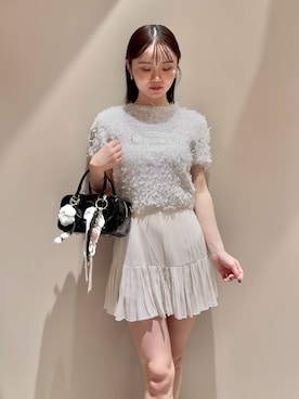 「アイテム（チャーム）」を使った、SNIDELさん（レディース・160cm）の夏コーディネート