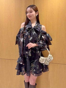 SNIDELさん（レディース・160cm）の冬コーディネート