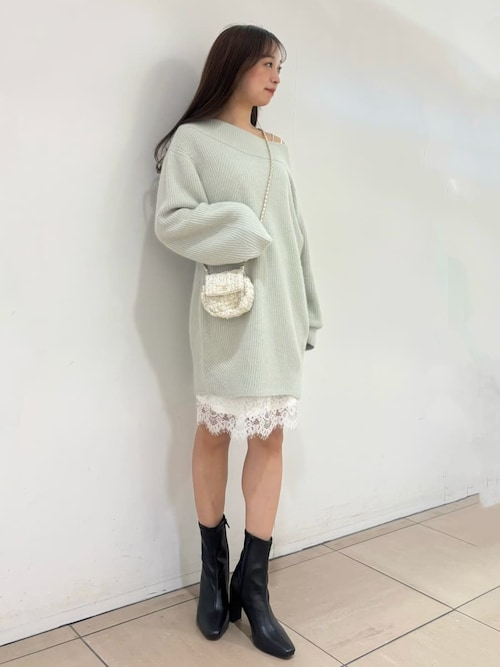 ニットセットキャミミニワンピース（ワンピース）｜SNIDEL（スナイデル